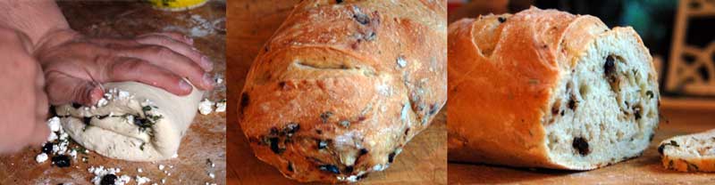 olive feta & herb bread super delicious